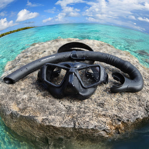 Assassin Silicone Mask and Snorkel Set Adult