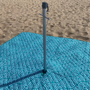Beach Mat with Umbrella Hole