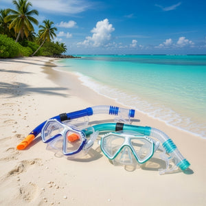 Caribbean Silitex Mask and Snorkel Set Adult