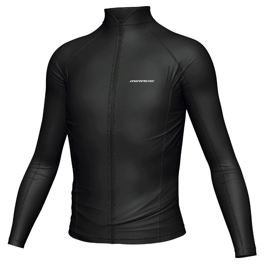 Mirage Zip Rash Shirt Long Sleeve Junior