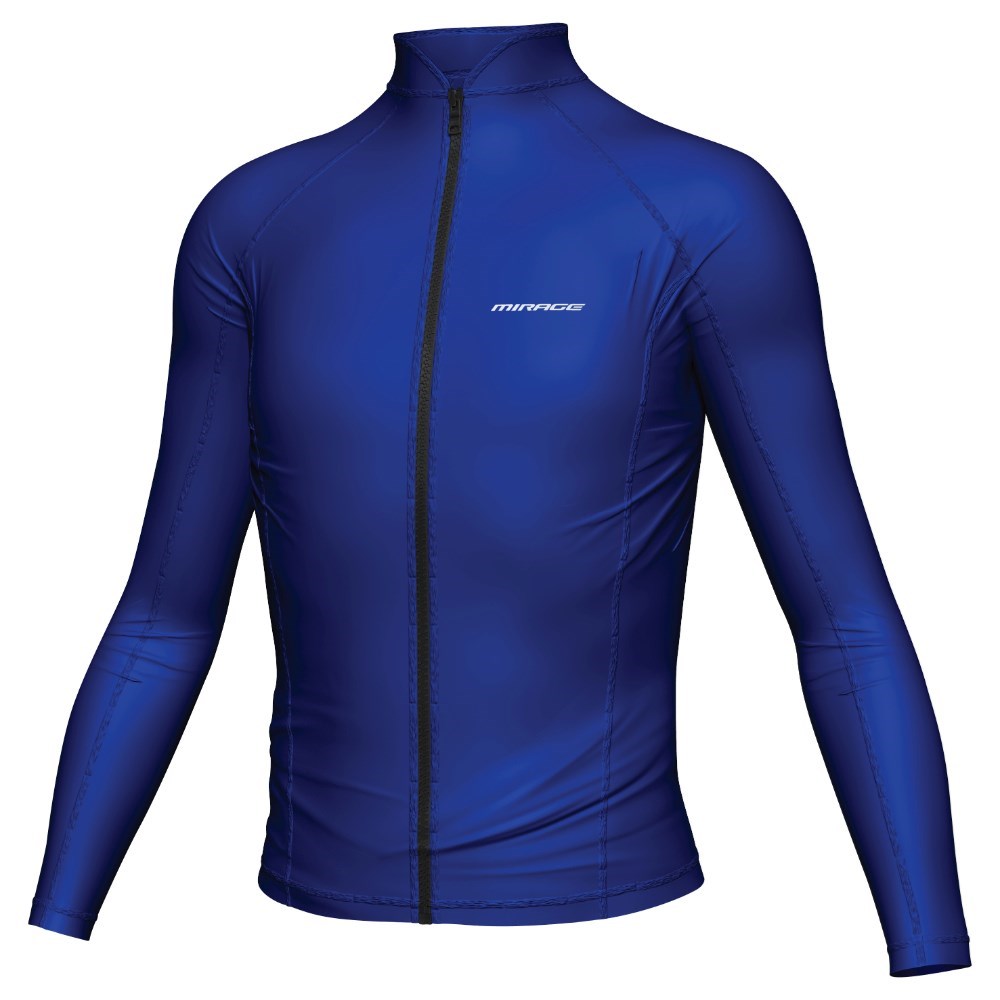 Mirage Zip Rash Shirt Long Sleeve Junior