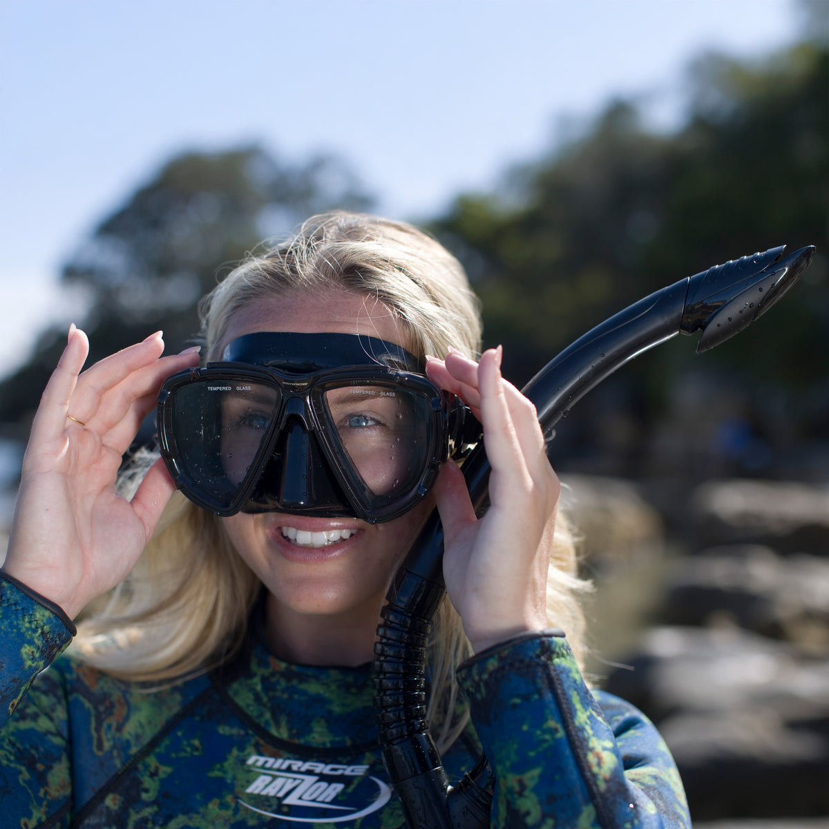 Diamond Silicone Snorkel