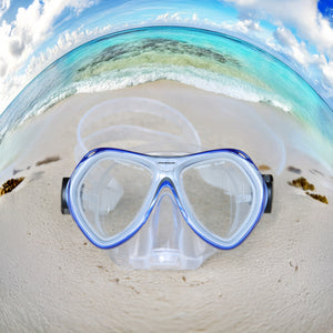 Crystal Silicone Mask Junior - Blue