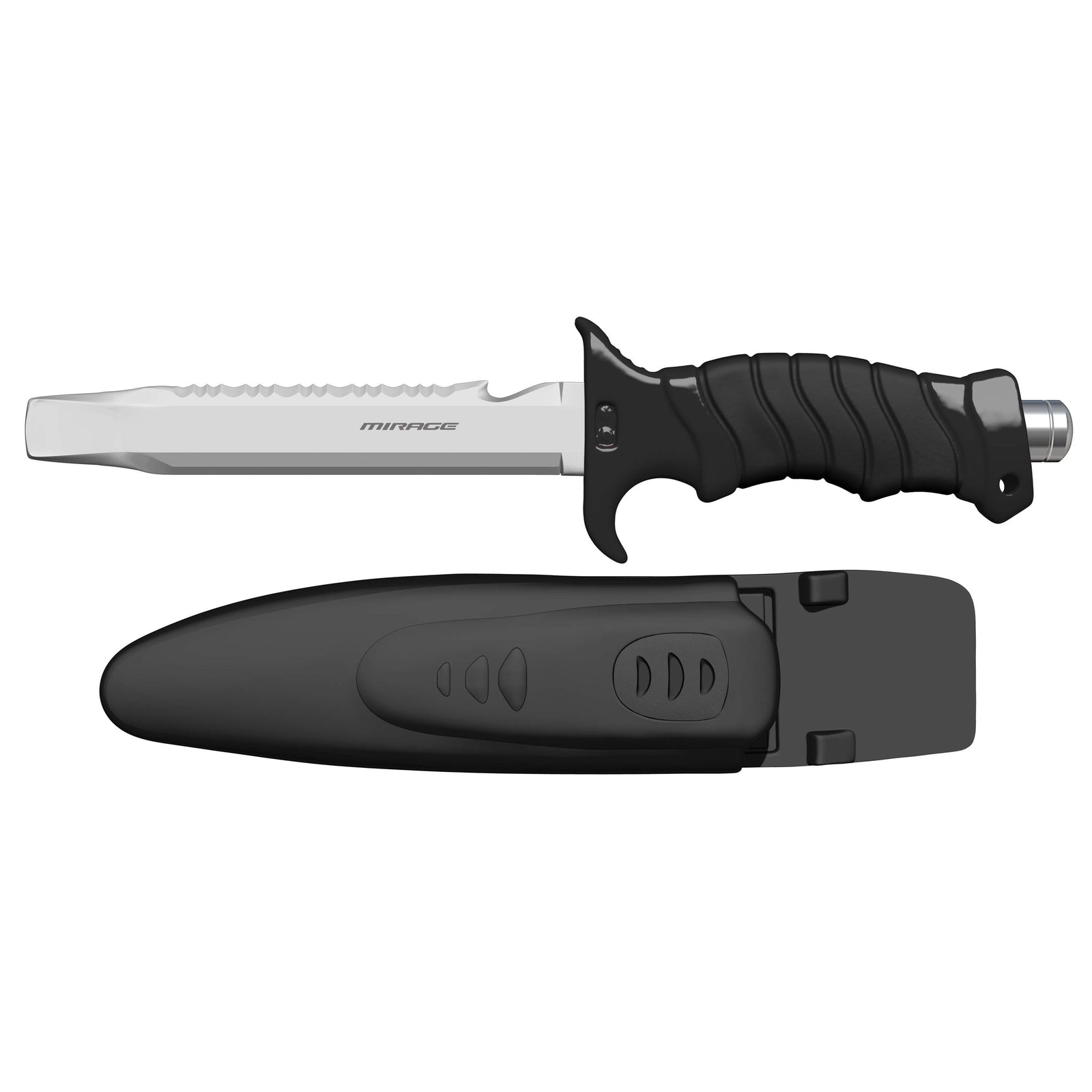 Samoa Blunt Tip Knife - Black