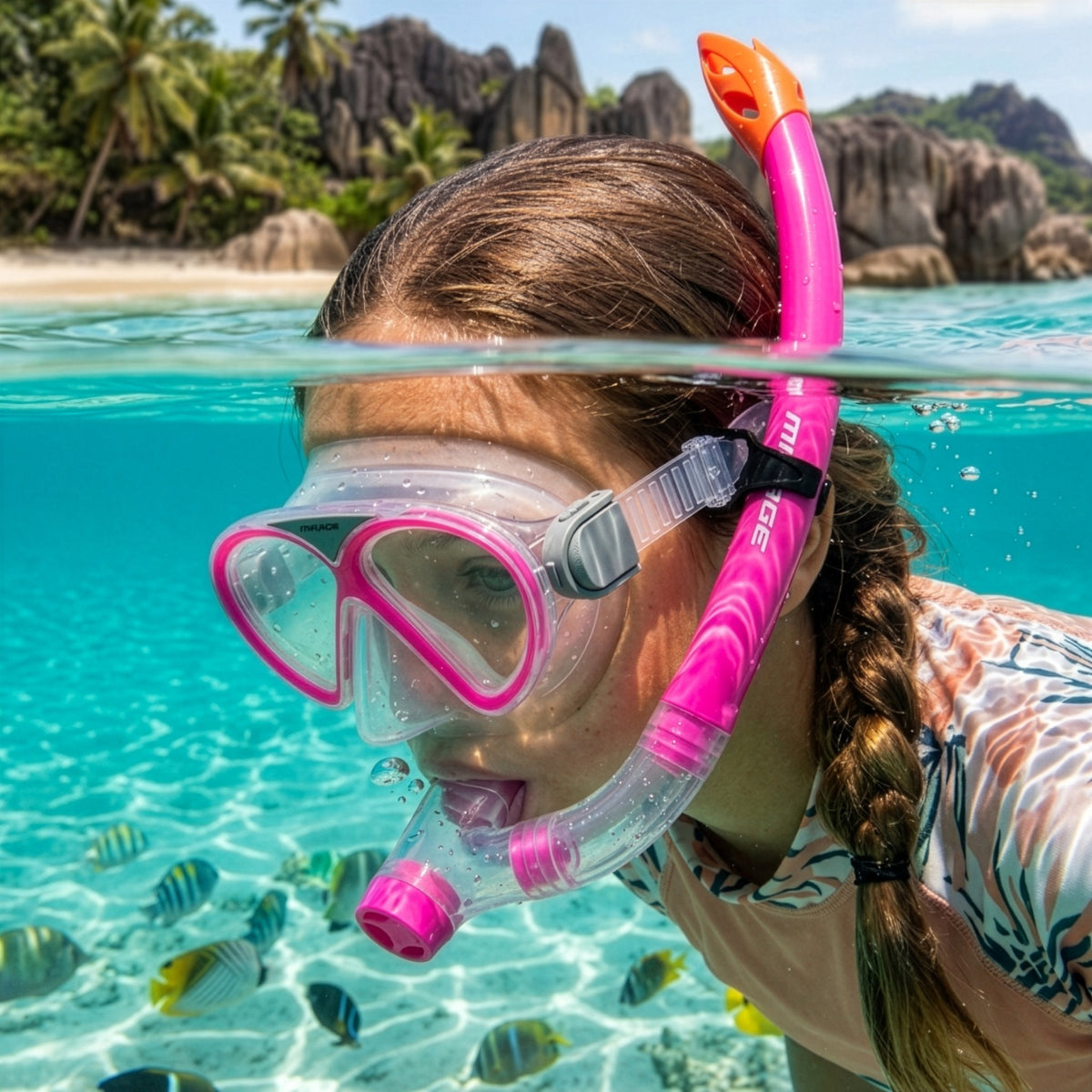 Comet Silitex Mask and Snorkel Junior