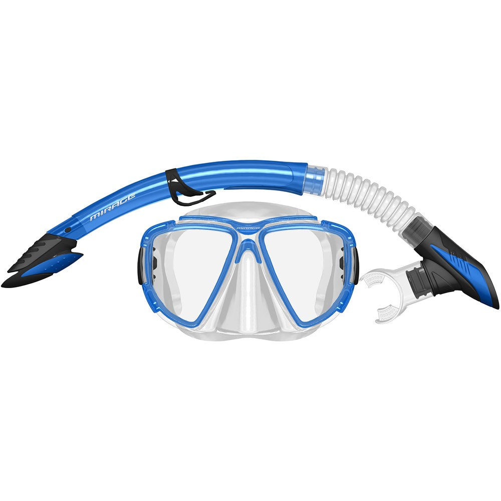 Platinum Silicone Mask and Snorkel Set Adult
