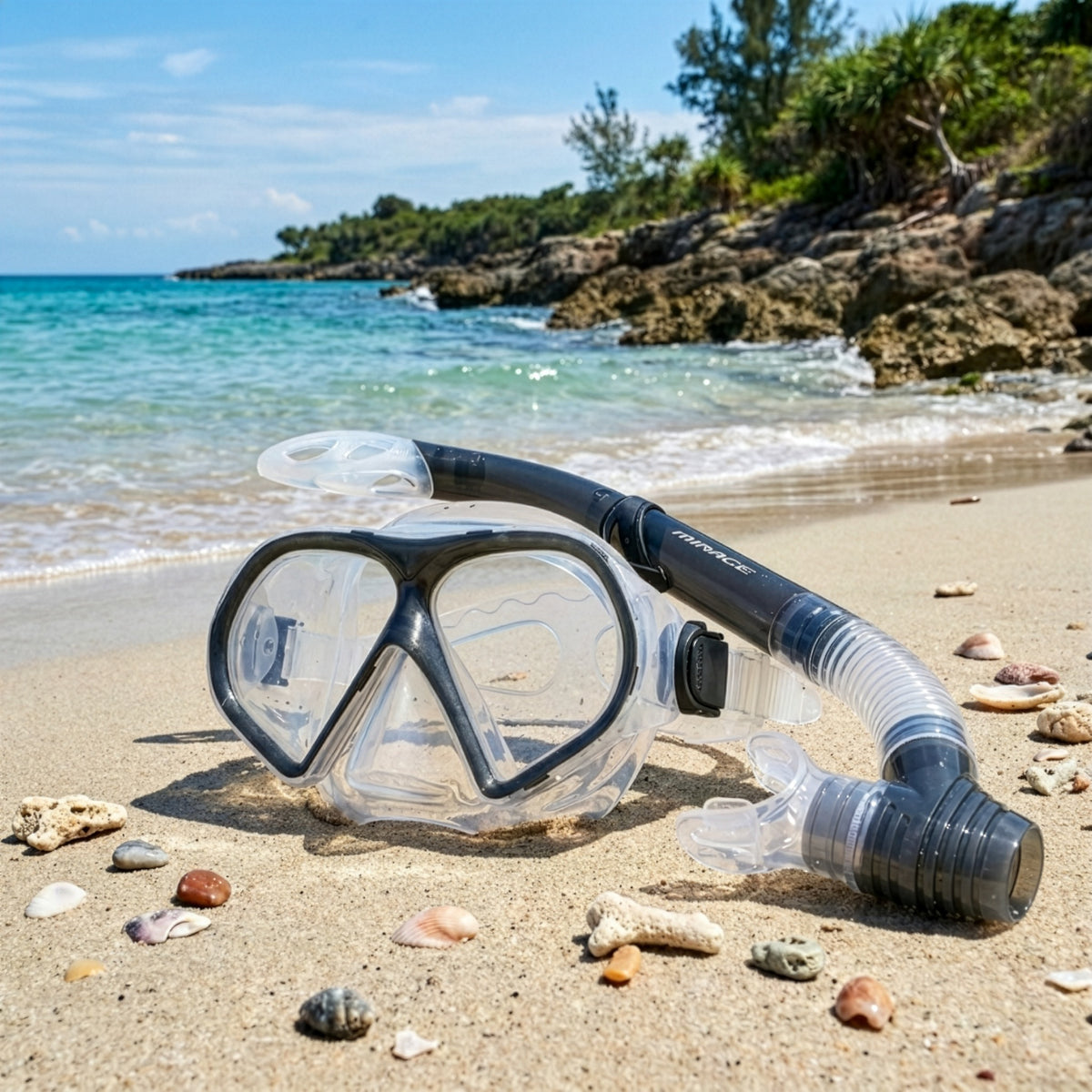 Tropic Silitex Mask and Snorkel Set Adult