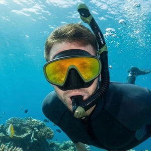 Abyss Dry Silicone Mask and Snorkel Adult