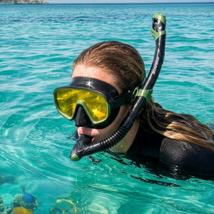Abyss Dry Silicone Mask and Snorkel Adult