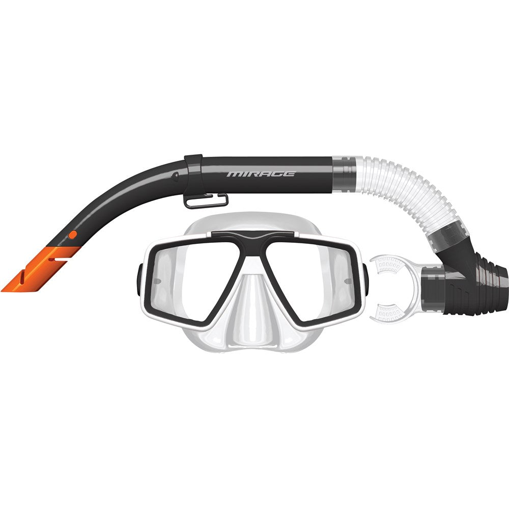 Voyager Silitex Mask and Snorkel Set Adult