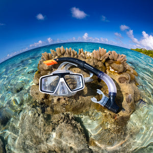 Voyager Silitex Mask and Snorkel Set Adult