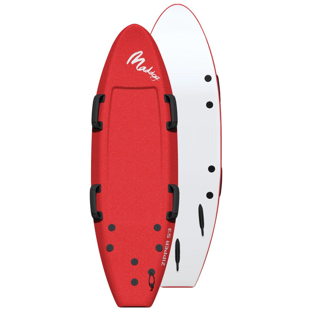 Maddog Zipper Surfboard - Red 5'3