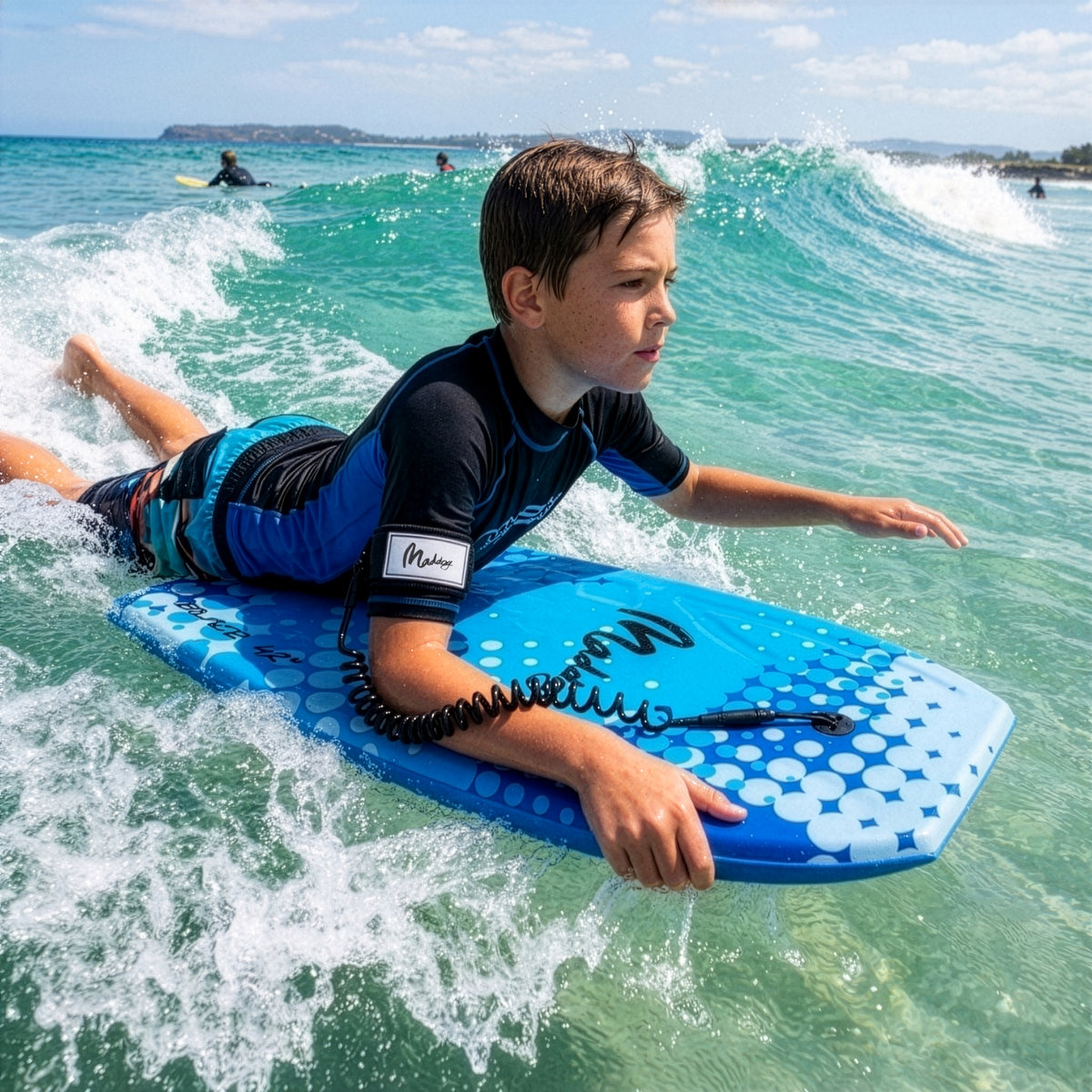 Maddog Basic Coil Bodyboard Leash