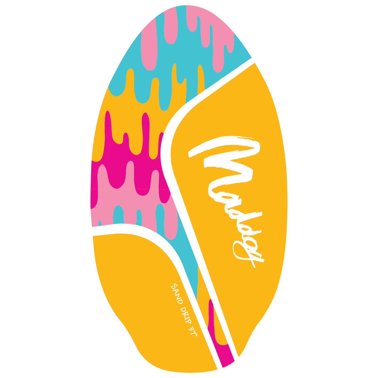 Maddog Sand-Drip Skimboard