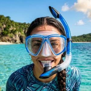 Platinum Silicone Mask and Snorkel Set Adult