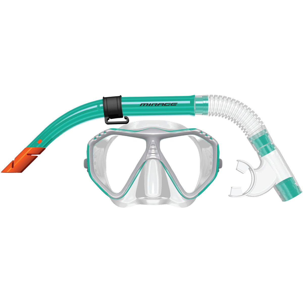 Caribbean Silitex Mask and Snorkel Set Adult