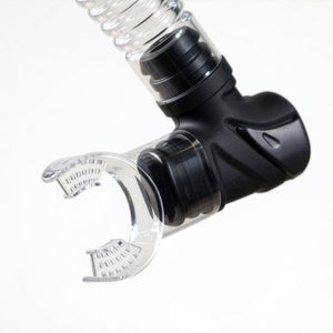 Carbon Silicone Mask and Snorkel Set Adult