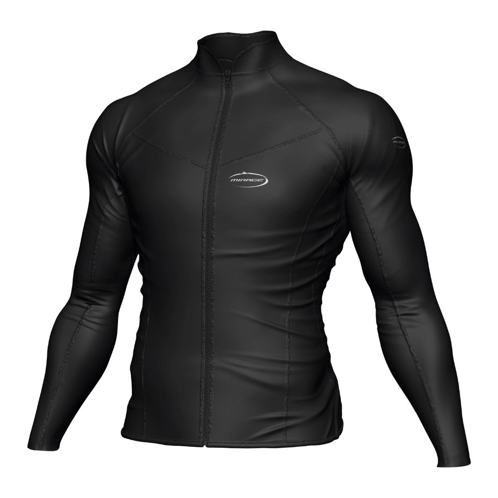 Heatshield Zip Long Sleeve - Black