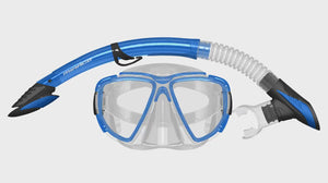 Platinum Silicone Mask and Snorkel Set Adult