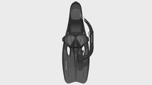 Barracuda Silicone MSF Set Adult - Black