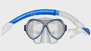Crystal Silicone Mask and Snorkel Junior